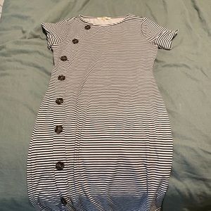 Striped dress with buttons- Andree by unit brand (from stitch fix)